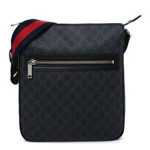 Gucci Gg Supreme Messenger Bag Black #247999G79B